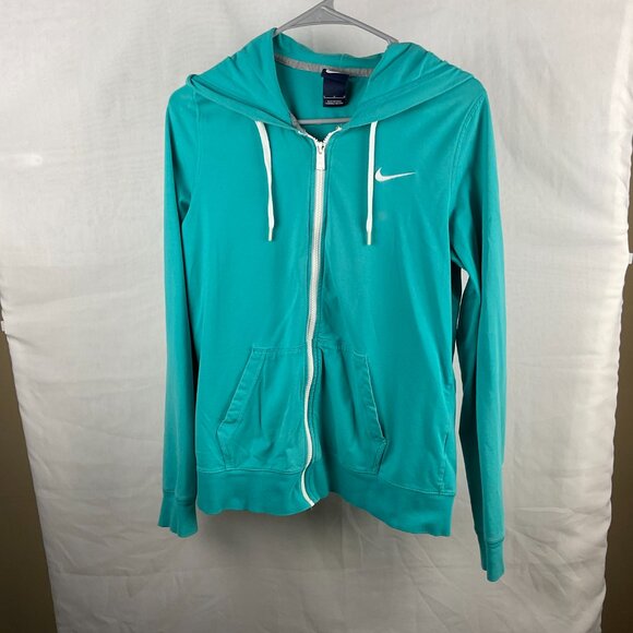Nike Turquoise Full Zip Hoodie - Picture 2 of 13